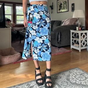 Tropical maxi skirt